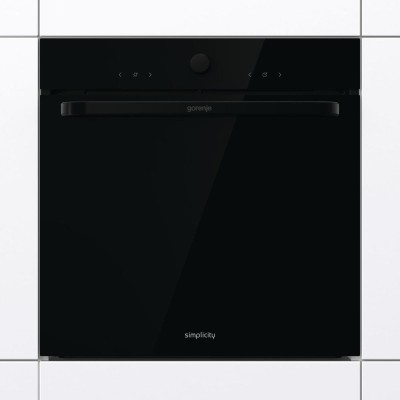 Духова шафа Gorenje електрична, 77л, A, пара, дисплей, макс.темпер.-300, чорний (BOS67371SYB)