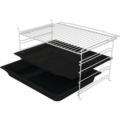 Духова шафа Gorenje електрична, 77л, A, пара, дисплей, макс.темпер.-300, чорний (BOS67371SYB)