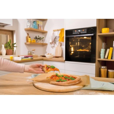 Духова шафа Gorenje електрична, 77л, A+, дисплей, IconLed, нерж (BO6737E02X)