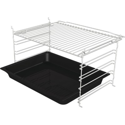 Духова шафа Gorenje електрична, 77л, A+, дисплей, IconLed, нерж (BO6737E02X)
