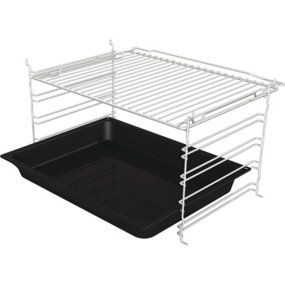 Духова шафа Gorenje електрична, 77л, A+, пара, дисплей, IconLed, піроліз, чорний (BPS6737E02B)