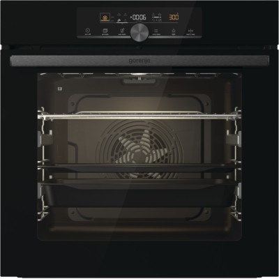 Духова шафа Gorenje електрична, 77л, A+, пара, дисплей, IconTouch, чорний (BOS6747A01BG)