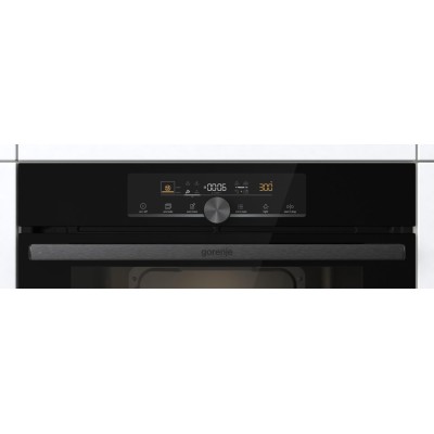 Духова шафа Gorenje електрична, 77л, A+, пара, дисплей, IconTouch, чорний (BOS6747A01BG)