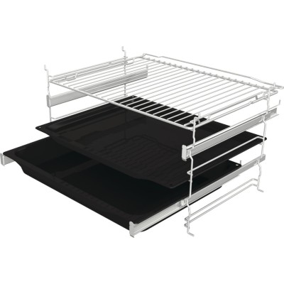 Духова шафа Gorenje електрична, 77л, A+, пара, дисплей, IconTouch, чорний (BOS6747A01BG)