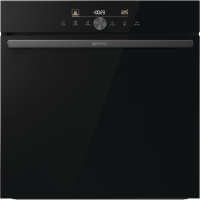 Духова шафа Gorenje електрична, 77л, A+, пара, дисплей, IconTouch, чорний (BOS6747A05DG)