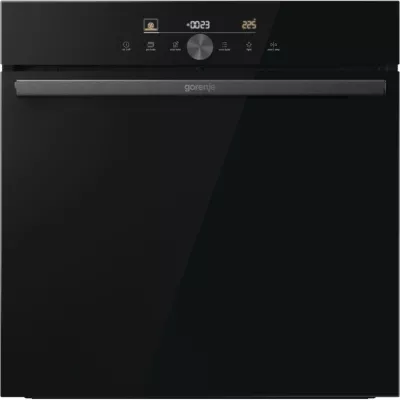 Духова шафа Gorenje електрична, 77л, A+, пара, дисплей, IconTouch, чорний (BOS6747A05DG)