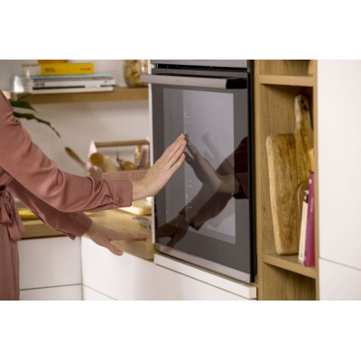 Духова шафа Gorenje електрична, 77л, A+, пара, дисплей, IconTouch, чорний (BOS6747A05DG)
