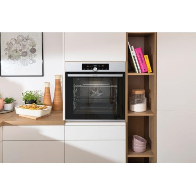 Духова шафа Gorenje електрична, 77л, A+, пара, дисплей, нерж (BOS6747A01X) Духова шафа Gorenje електрична, 77л, A+, пара, дисплей, нерж (BOS6747A01X)