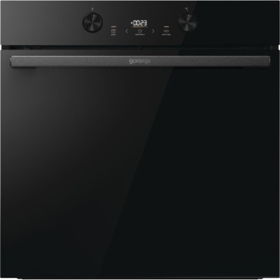 Духова шафа Gorenje електрична, 77л, A+, пара, дисплей, піроліз, чорний (BPS6737E04DBG)