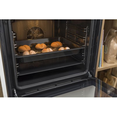 Духова шафа Gorenje електрична, 77л, A+, пара, дисплей, піроліз, чорний (BPS6737E07B)
