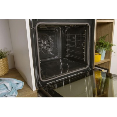 Духова шафа Gorenje електрична, 77л, A+, пара, дисплей, піроліз, чорний (BPS6737E14BG)