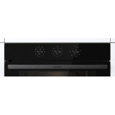 Духова шафа Gorenje електрична, 77л, A+, пара, дисплей, чорний (BOS6737E13FBG)
