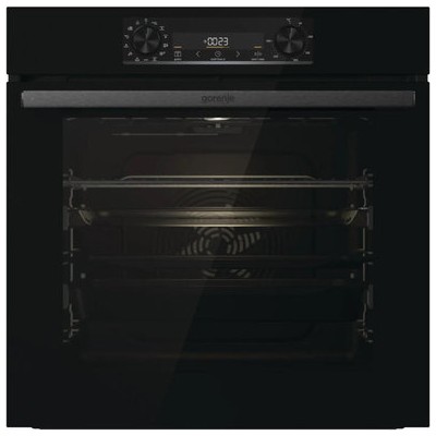 Духова шафа Gorenje електрична, 77л, A+, пара, дисплей, чорний (BOS6737E20FBG)