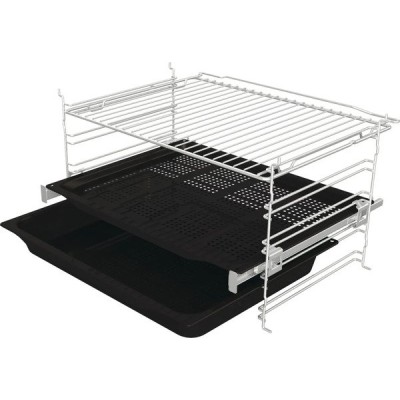 Духова шафа Gorenje електрична, 77л, A+, пара, дисплей, чорний (BSA6737E15BG)