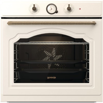 Духова шафа Gorenje електрична, 77л, A+, шампань (BOS67371CLI)
