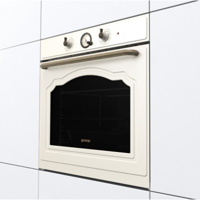 Духова шафа Gorenje електрична, 77л, A+, шампань (BOS67371CLI)
