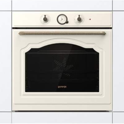 Духова шафа Gorenje електрична, 77л, A+, шампань (BOS67371CLI)