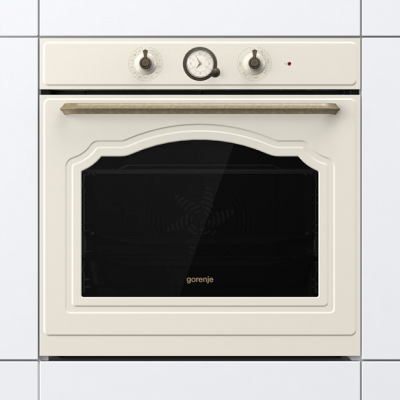 Духова шафа Gorenje електрична, 77л, A+, шампань (BOS67372CLI)