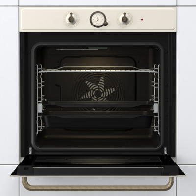 Духова шафа Gorenje електрична, 77л, A+, шампань (BOS67372CLI)