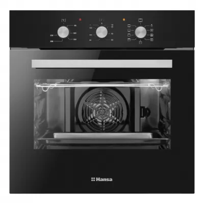 Духова шафа Hansa електрична, 62л, A, конвекція, чорний (BOES68181)