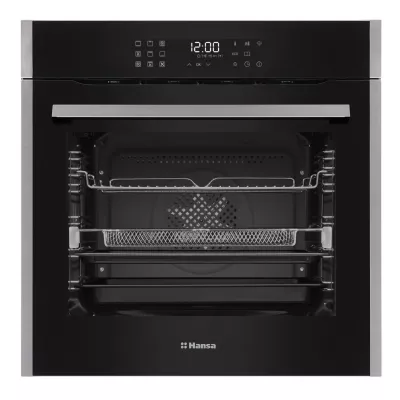 Духова шафа Hansa електрична, 77л, A+, дисплей, конвекція, чорний (BOES69871)