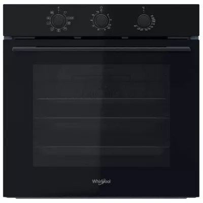 Духова шафа Whirlpool електрична, 71л, A, конвекція, чорний (OMK38HU0B)