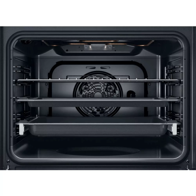 Духова шафа Whirlpool електрична, 71л, A+, дисплей, конвекція, телескопічні напрямні, пара, чорний (OMSK58CU1SB)