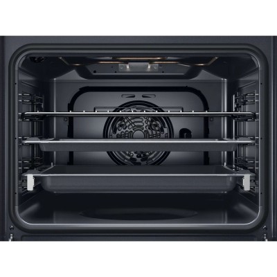 Духова шафа Whirlpool електрична, 71л, A+, дисплей, конвекція, телескопічні напрямні, чорний (OMK58HU1B)