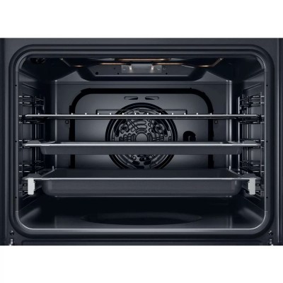 Духова шафа Whirlpool електрична, 71л, A+, дисплей, конвекція, телескопічні напрямні, чорний (OMR58HU1B)