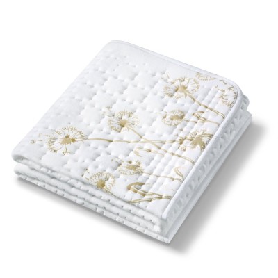 Електропростирадло Beurer, від мережі, 150х80см, 60Вт, 3 режими, бавовна, фліс, білий (UB_33)