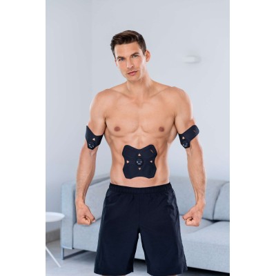 Електростимулятор Beurer для м'язів пресу, рук і ніг, CR2032х3, вага - 0.153кг, 15 рівнів інтенсивності, 3 міостімулятори, чорни