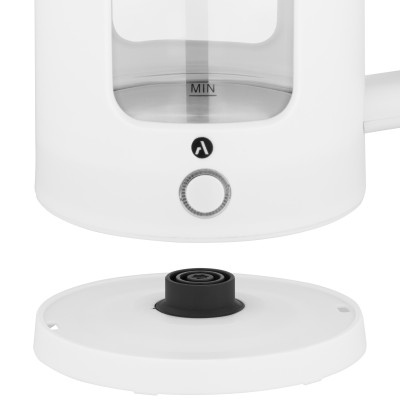 Електрочайник Ardesto 1.5л, скло+пластик, білий (EKL-T31GW)