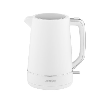 Електрочайник Ardesto 1.7л, Otter, пластик, білий матовий (EKL-450W)