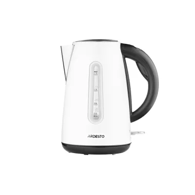 Електрочайник Ardesto 1.7л, Strix, метал, білий (EKL-F300W)