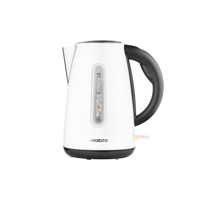 Електрочайник Ardesto 1.7л, Strix, метал, білий (EKL-F300W)