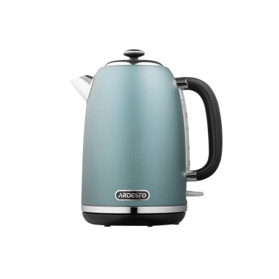Електрочайник Ardesto Mint Harmony 1.8л, Strix, метал, м'ятний матовий (EKL-F400G)