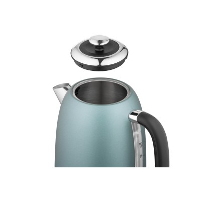 Електрочайник Ardesto Mint Harmony 1.8л, Strix, метал, м'ятний матовий (EKL-F400G)