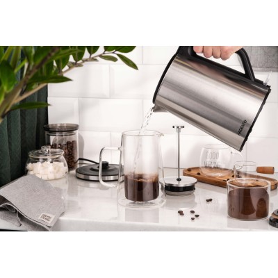Електрочайник Ardesto Steel Collection 1.5л, подвійні стінки, сріблястий (EKL-X51) Електрочайник Ardesto Steel Collection 1.5л, подвійні стінки, сріблястий (EKL-X51)