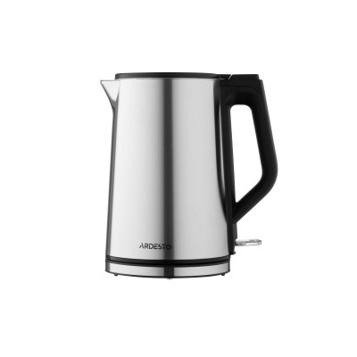Електрочайник Ardesto Steel Collection 1.5л, подвійні стінки, сріблястий (EKL-X51) Електрочайник Ardesto Steel Collection 1.5л, подвійні стінки, сріблястий (EKL-X51)