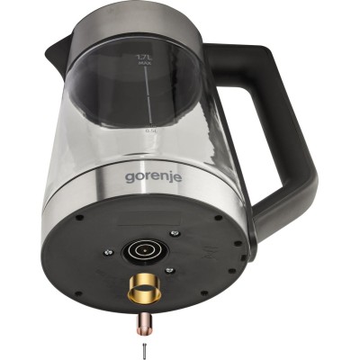 Електрочайник Gorenje 1.7л, 2,200 Вт, скло, нерж (K17TRG)