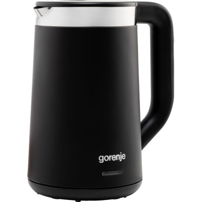 Електрочайник Gorenje 1.7л, Strix контроль, LED дисплей, чорний (K17TRDW)