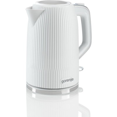 Електрочайник Gorenje 1.7л, Strix-контроль, білий матовий (K17DPW)