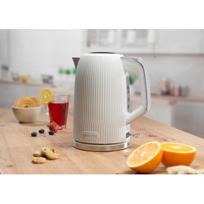 Електрочайник Gorenje 1.7л, Strix-контроль, білий матовий (K17DPW)