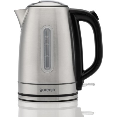 Електрочайник Gorenje 1.7л, Strix-контроль, метал, нерж (K17DS)