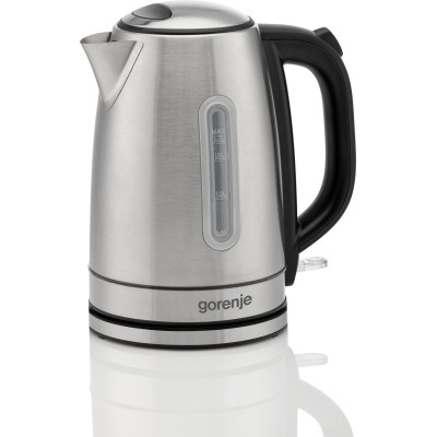 Електрочайник Gorenje 1.7л, Strix-контроль, метал, нерж (K17DS)