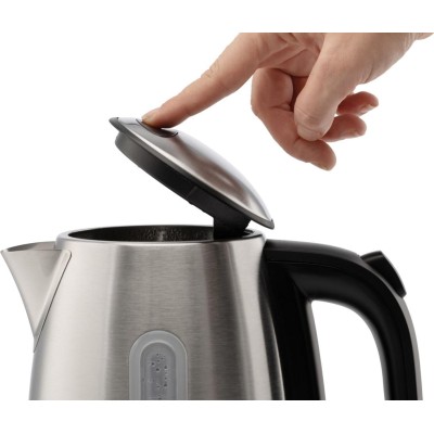 Електрочайник Gorenje 1.7л, Strix-контроль, метал, нерж (K17DS)
