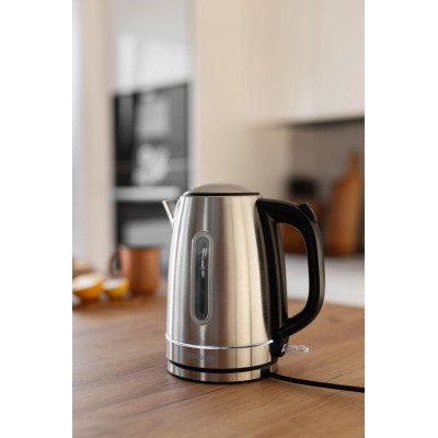 Електрочайник Gorenje 1.7л, Strix-контроль, метал, нерж (K17DS)