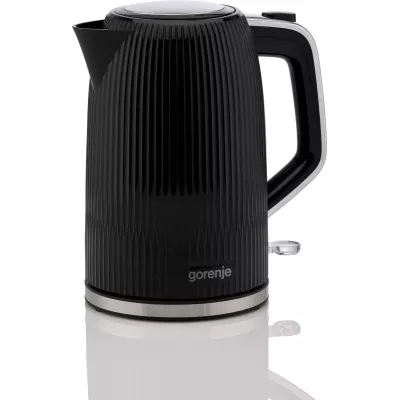 Електрочайник Gorenje 1.7л, Strix-контроль, чорний матовий (K17DPB)