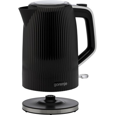 Електрочайник Gorenje 1.7л, Strix-контроль, чорний матовий (K17DPB)
