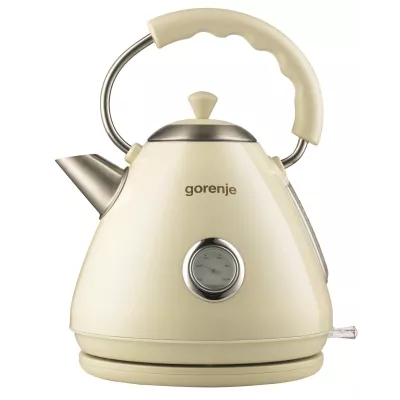 Електрочайник Gorenje 1.7л, пластик, бежевий (K17CLI)